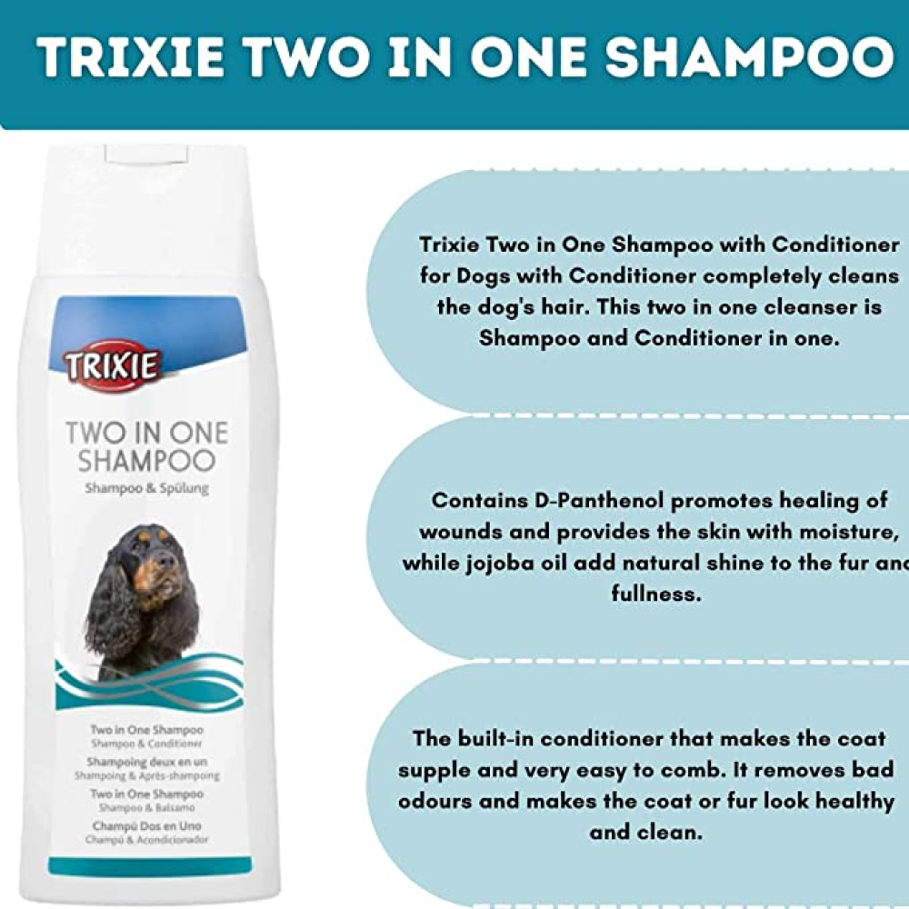 Trixie 2 in 1 Shampoo for Dogs image 3
