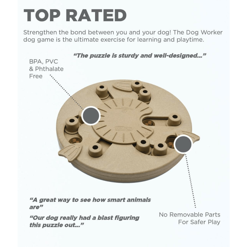 Outward Hound Nina Ottosson Dog Worker Slide Cups and Twist Flaps Toy for Dogs (Level 3 Advanced) image 3