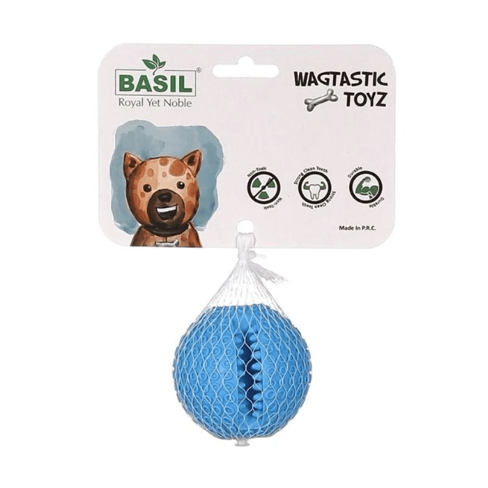 Basil Treat Dispensing Solid Chew Ball Toy for Dogs image 1