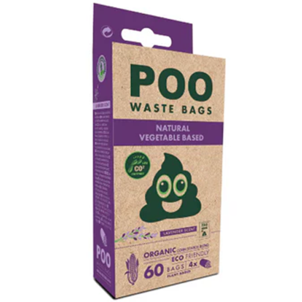 M Pets Poo 100% Lavender Scent Recycled Waste Bags for Dogs