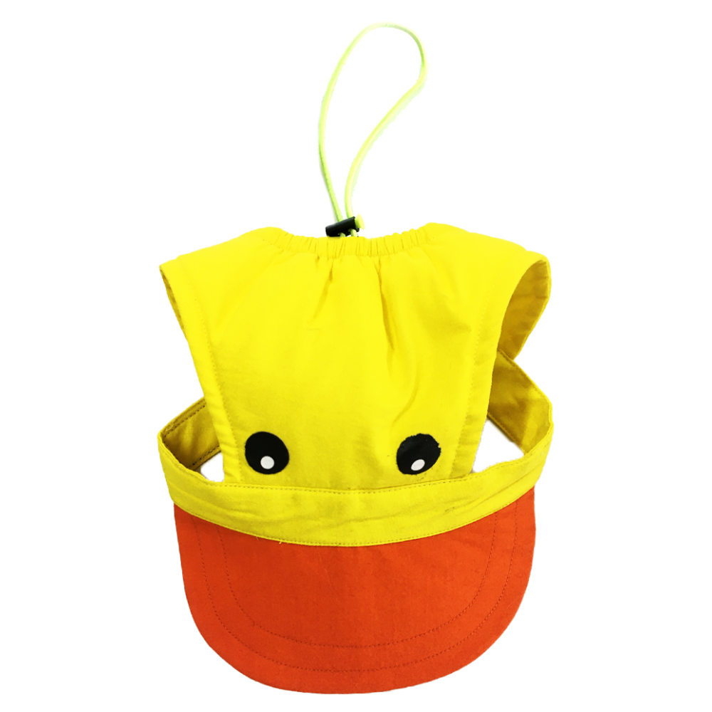 Dogobow Duckie Cap for Dogs and Cats (Yellow/Orange) (Get a Bow Free) image 3