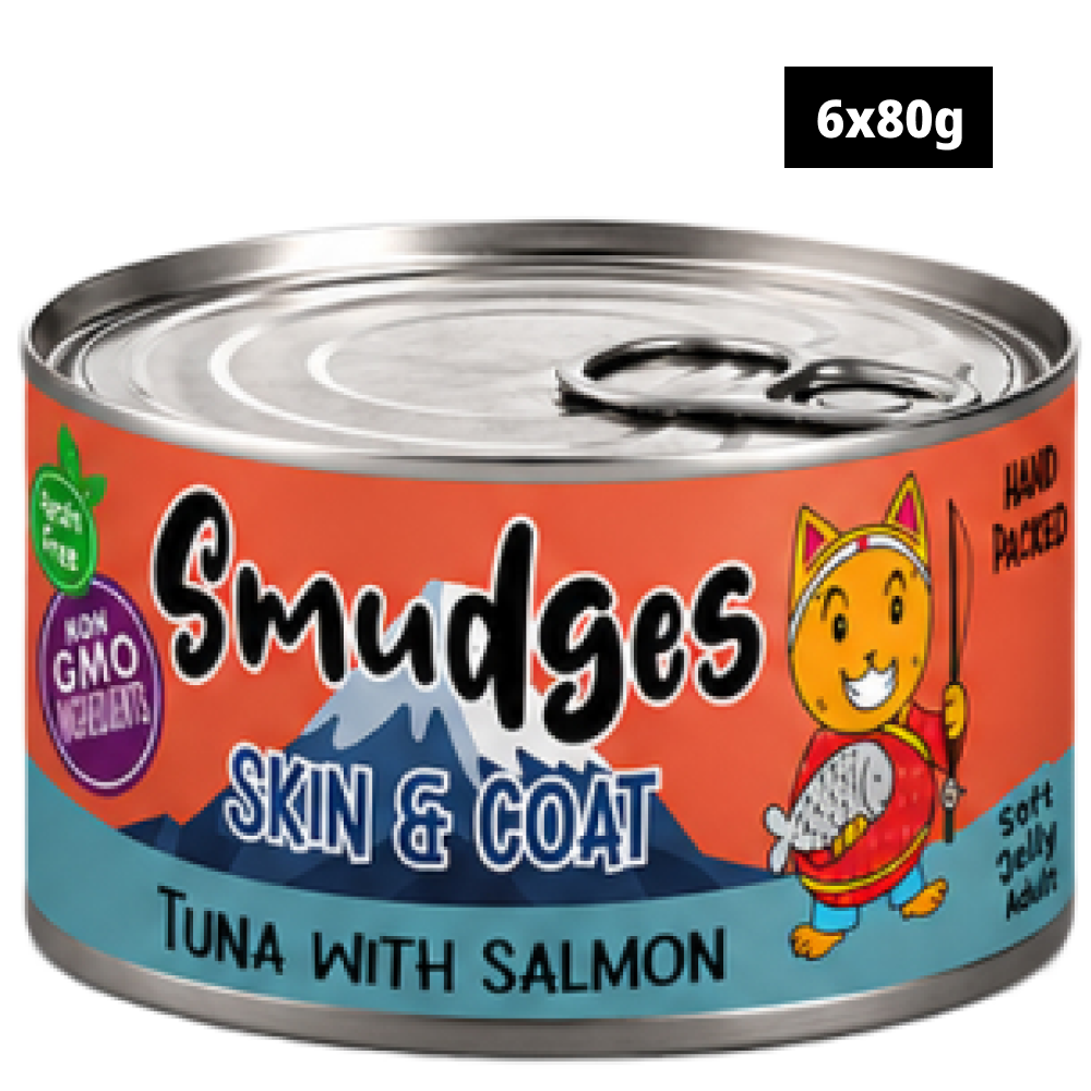 Smudges Tuna Flakes with Salmon in Soft Jelly Adult Cat Wet Food image 3