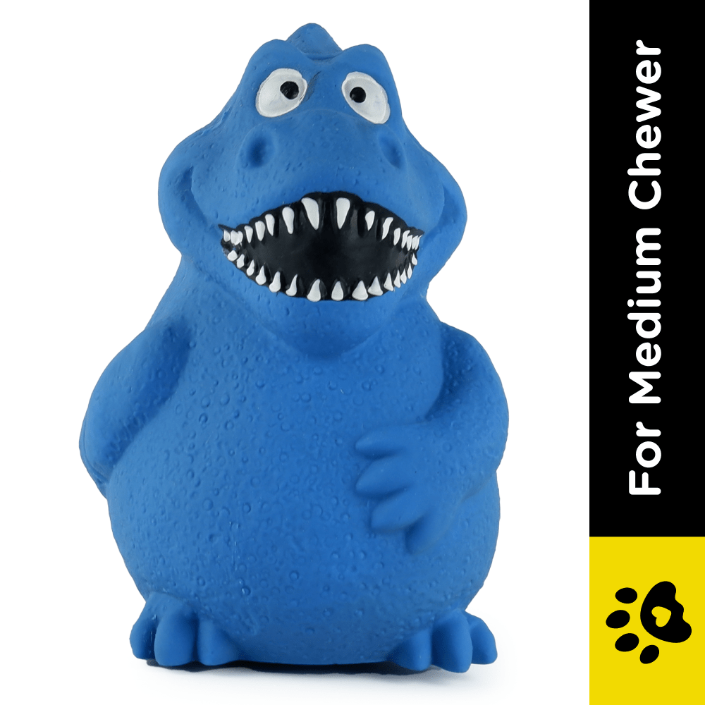 Barkbutler x Fofos Latex Bi Dinosaur Squeaky Toy for Dogs image 2