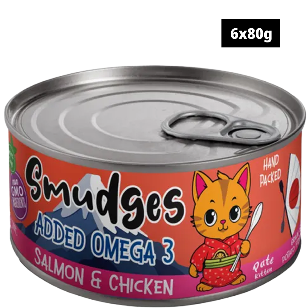 Smudges Salmon Pate Mixed with Shredded Chicken Kitten Wet Food image 3