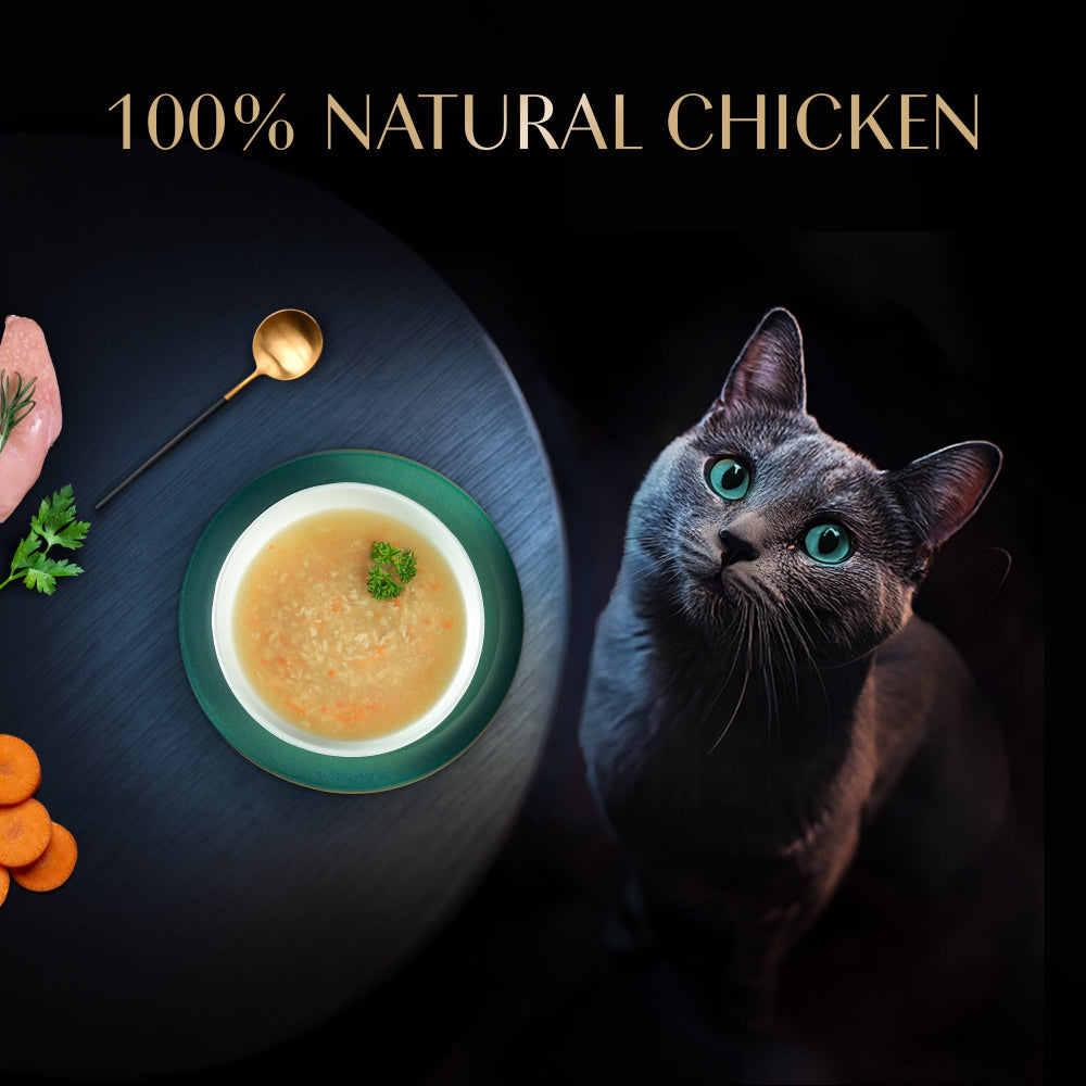 Sheba Soup with Chicken Adult Cat Wet Food image 8