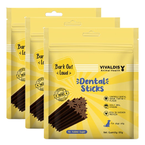 Bark Out Loud by Vivaldis Dental Sticks Dog Treats image 8