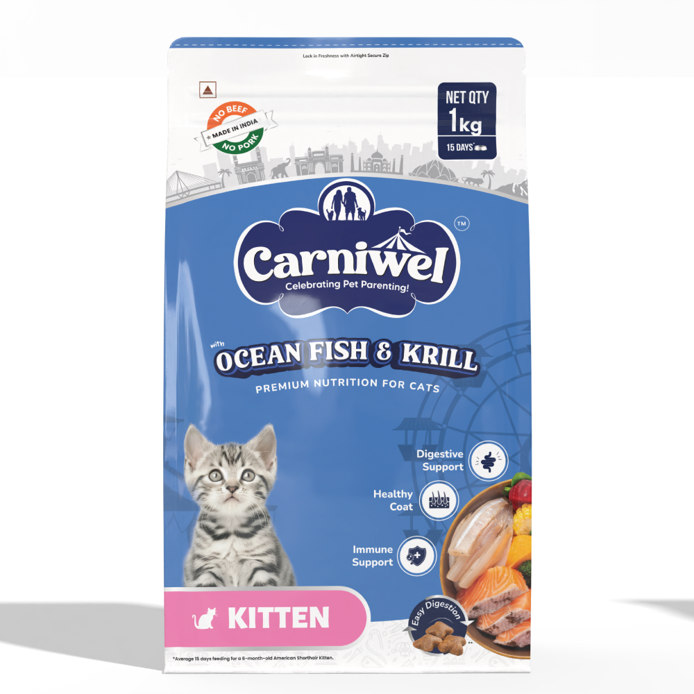 Carniwel Ocean Fish and Krill For Kitten Cat Dry Food image 9