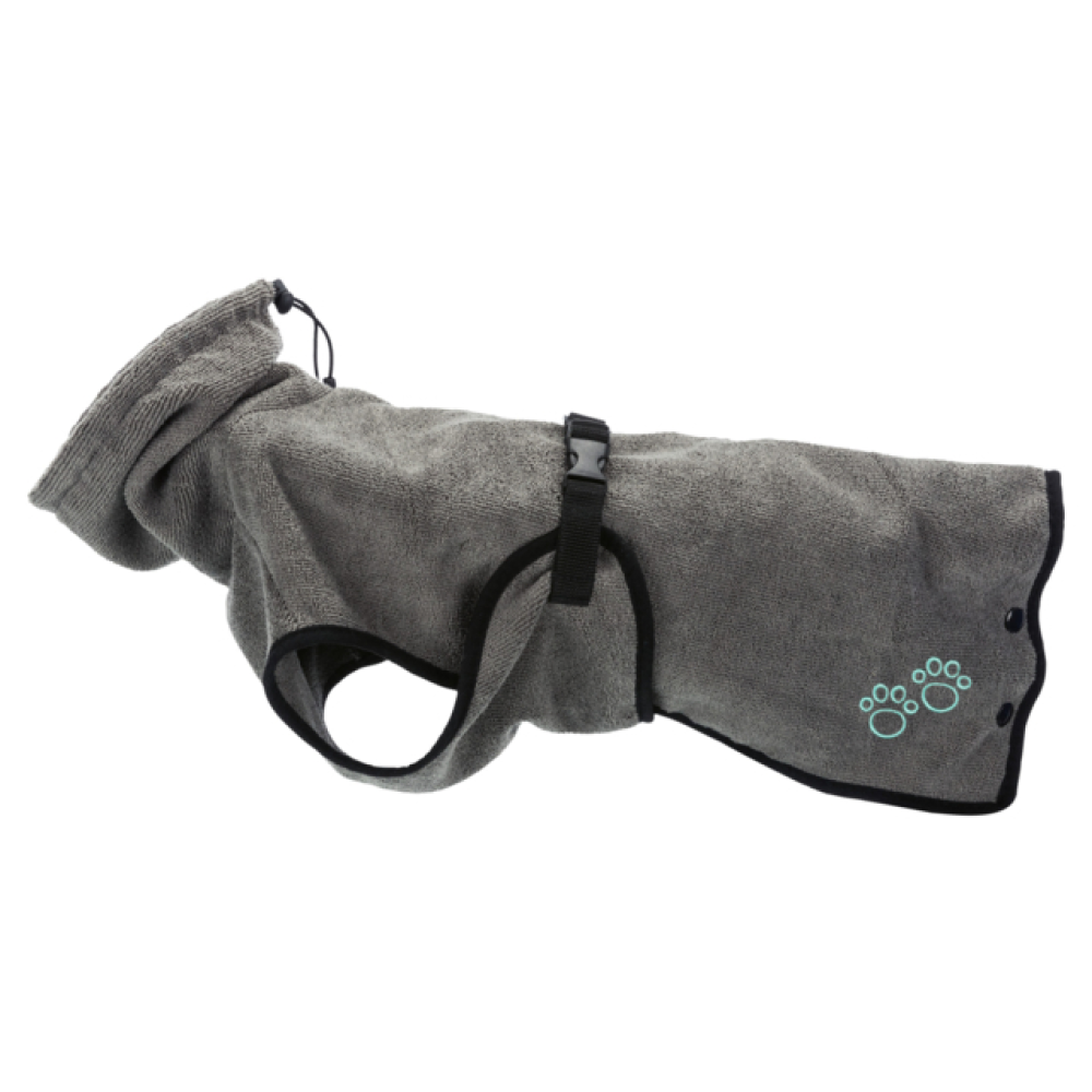 Trixie Bathrobe for Dogs (60cm, Grey) image 5
