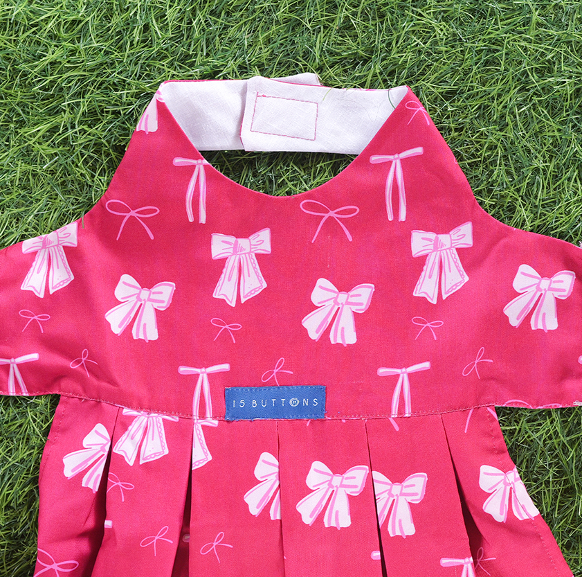 15 Furries Hot Pink Bow Dress for Dogs image 5