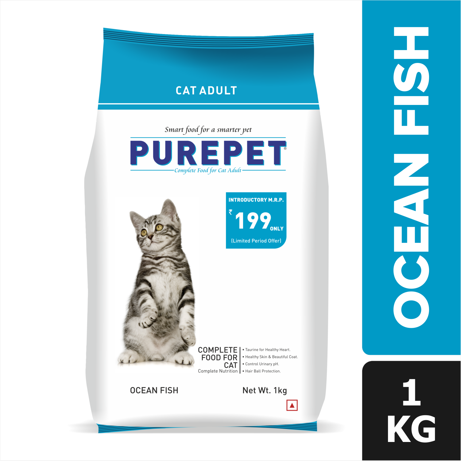 Purepet Mackerel and Ocean Fish Adult Cat Dry Food Combo image 4