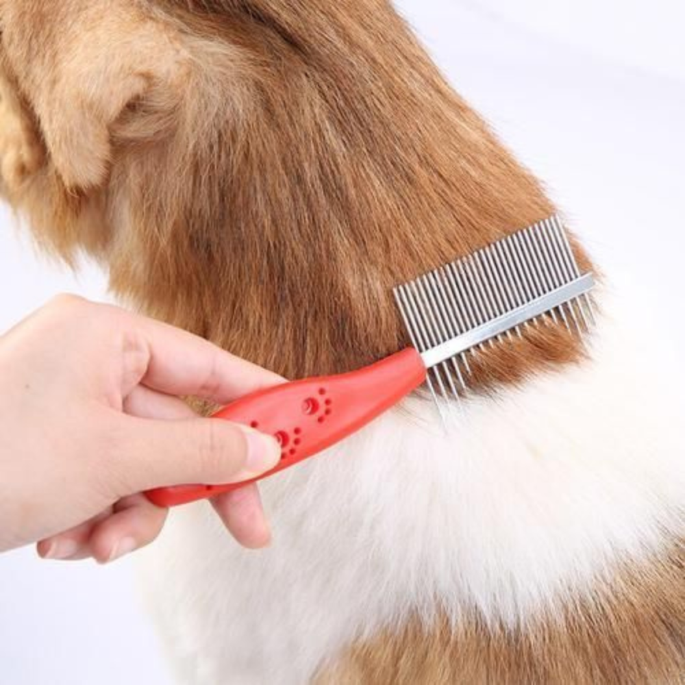 Chullbull Double Sided Comb for Dogs and Cats image 3