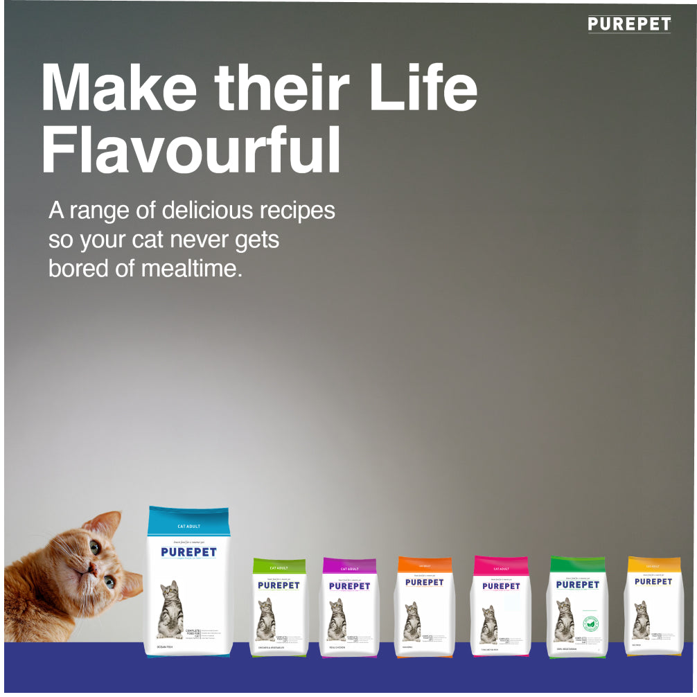Purepet Ocean Fish Adult Cat Dry Food image 7