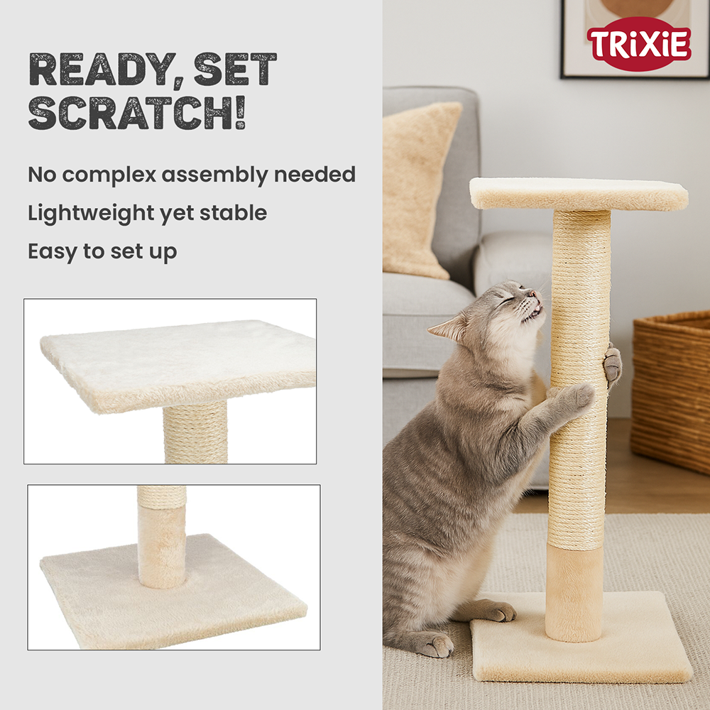 Trixie Baena scratching post for Cats (Beige) image 3