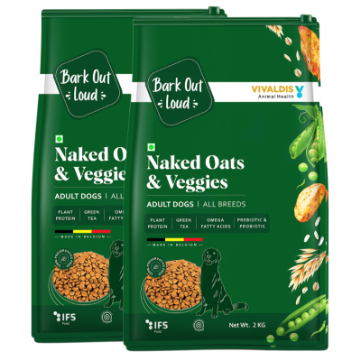 Bark Out Loud Naked Oats & Veggies, Veg Adult Dog Dry Food image 7