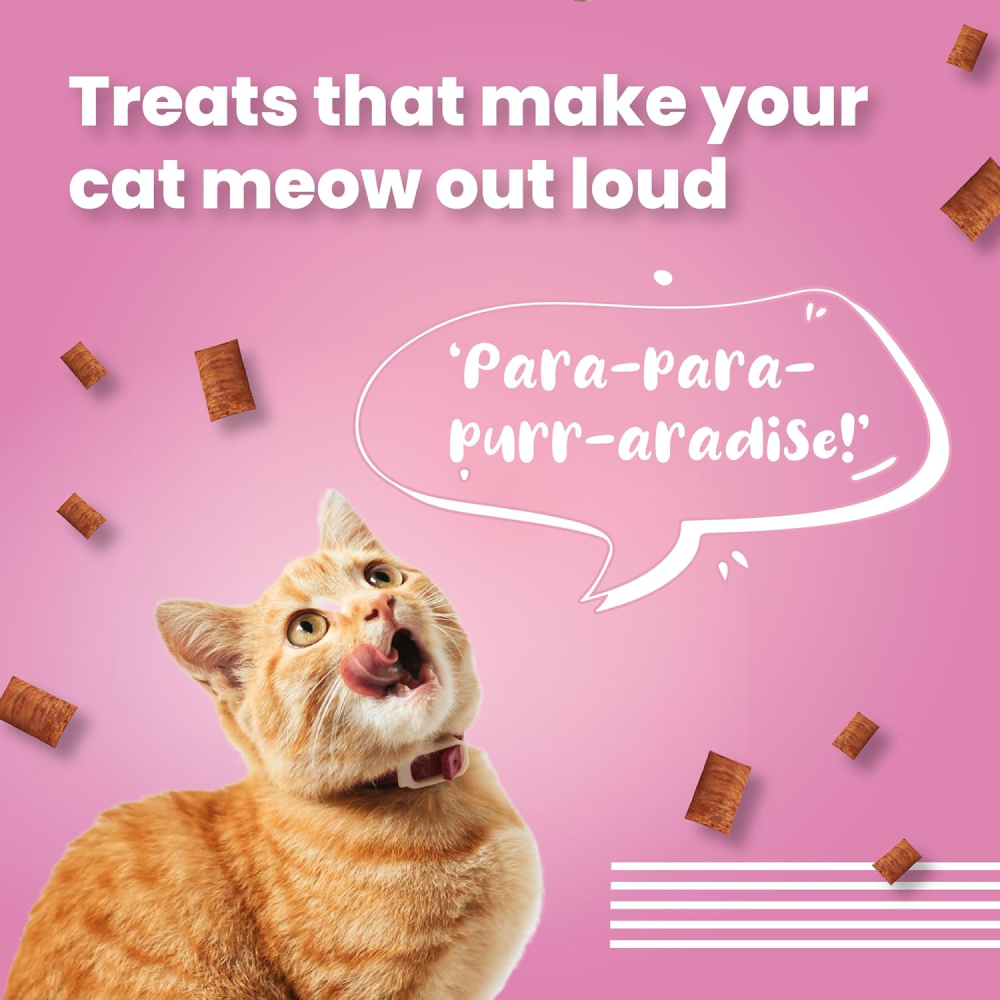 Bark Out Loud by Vivaldis Pillows for Sensitive Gut & Hairball Control Cat Treats Combo image 7