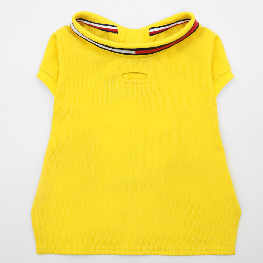 Tommy Hilfiger Flag Collar and Cluff Polo Tshirt for Dogs (Vivid Yellow) image 3