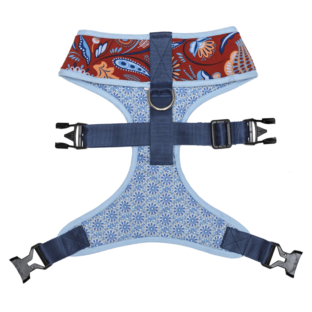 Pet And Parents Indie Floral Reversible Harness for Dogs image 4