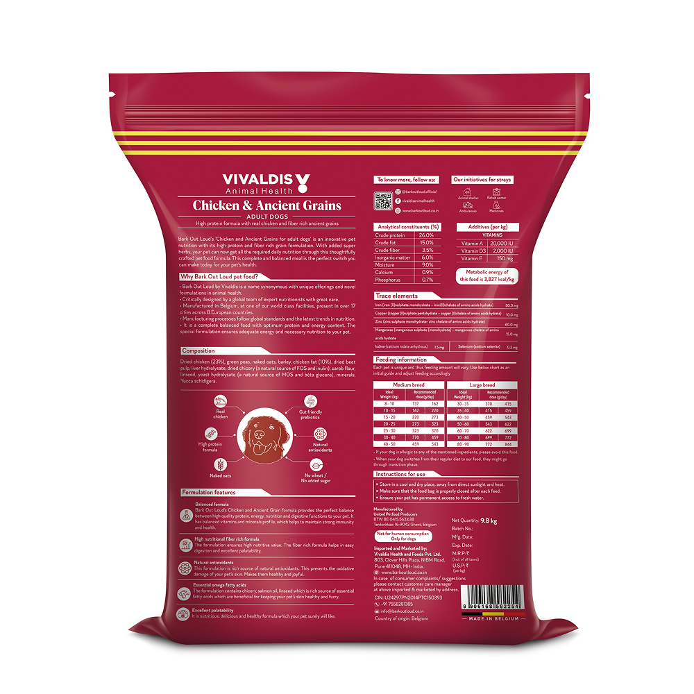 Bark Out Loud Chicken & Ancient Grains Adult Dog Dry Food image 10