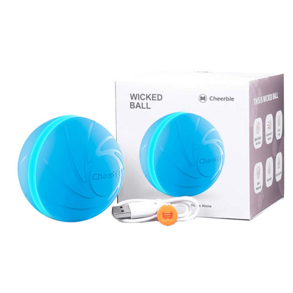 Cheerble Wicked Ball Interactive Toy for Dogs (Blue) image 3
