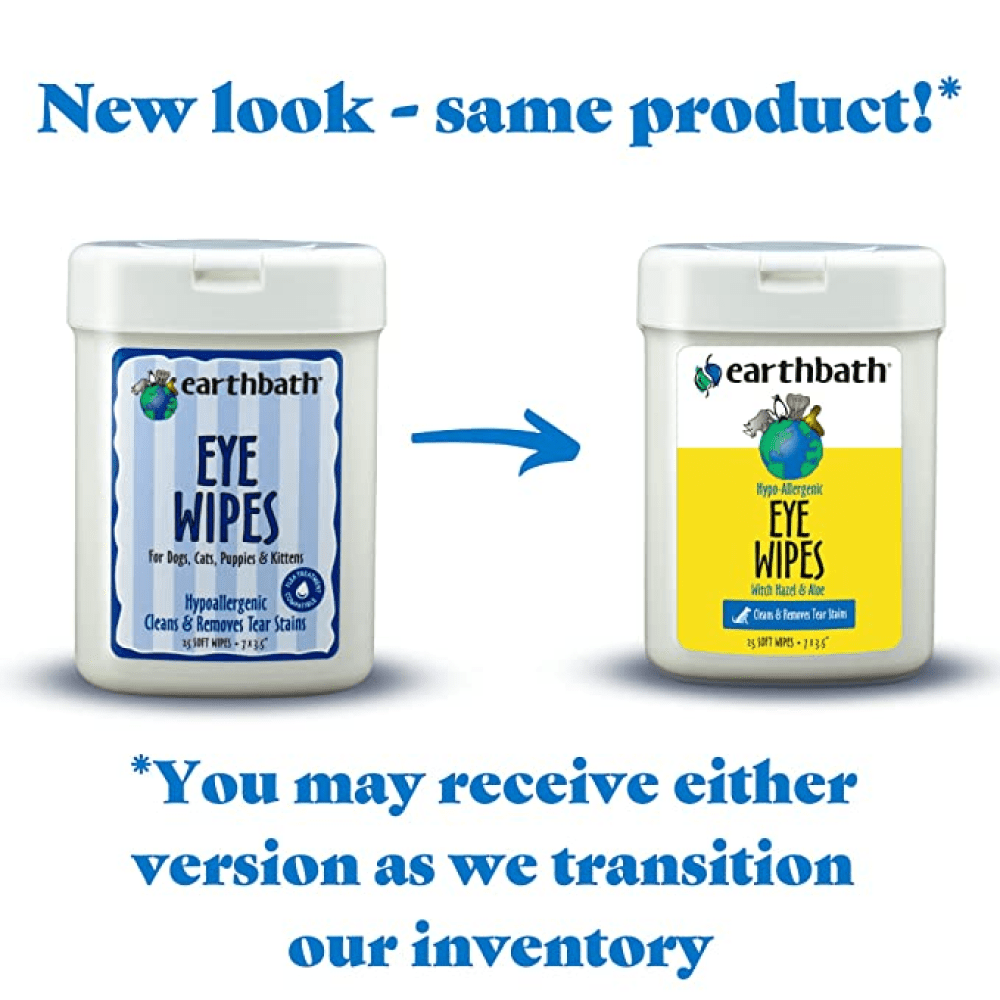 EarthBath Hypoallergenic Fragrance Free Eye Wipes for Dogs and Cats image 3