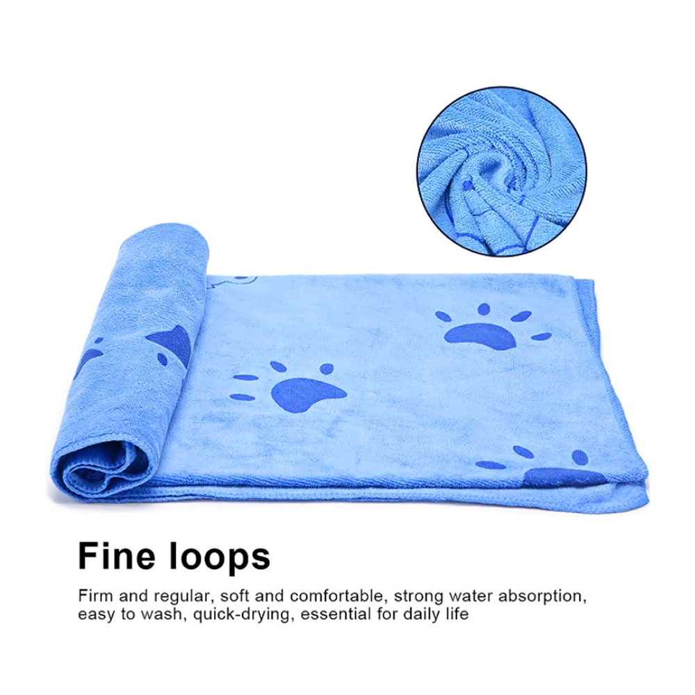 KUTKUT Looluuloo Microfiber Drying Towels for Dogs (Blue) image 7