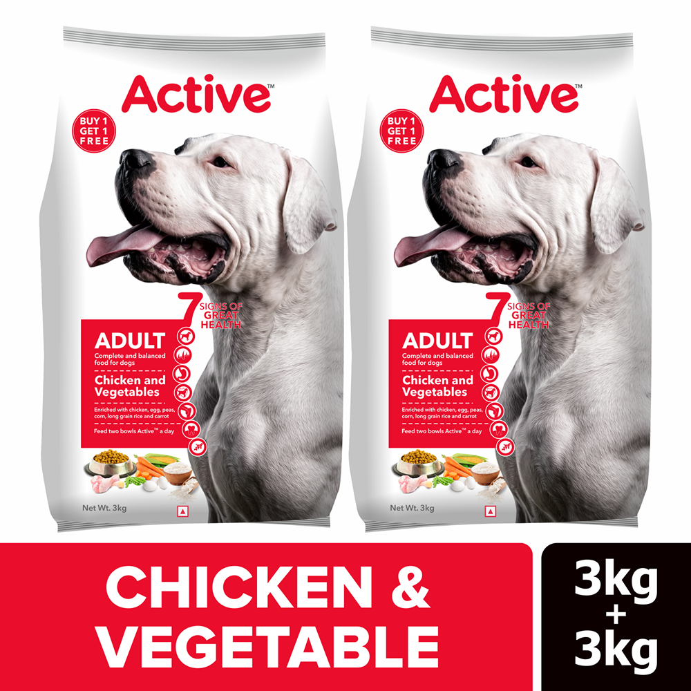 Active Chicken and Vegetables Adult Dog Dry Food (Buy 1 Get 1) image 10