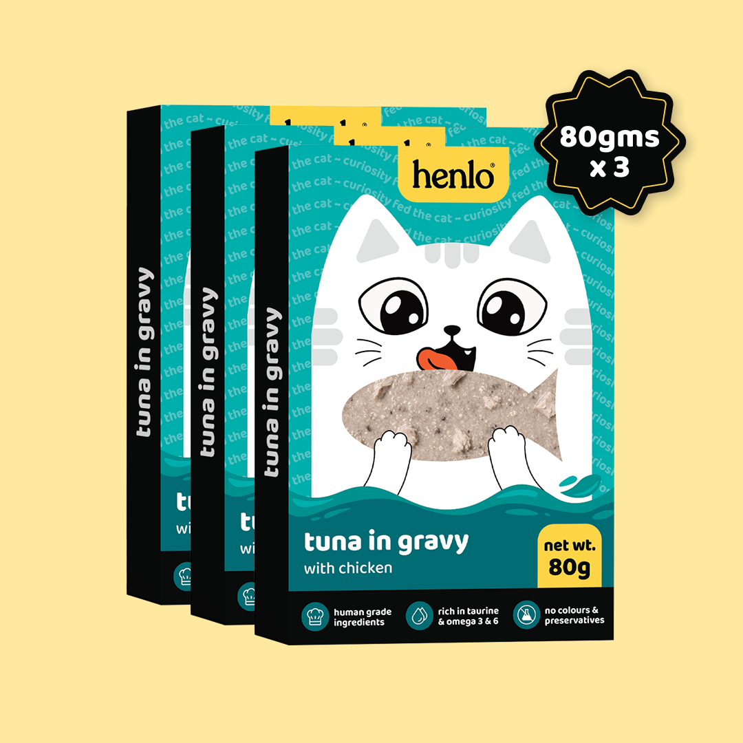 Henlo Tuna in Gravy with Chicken Adult Cat Wet Food | 100% Human Grade Ingredients (Pack of 3) image 3