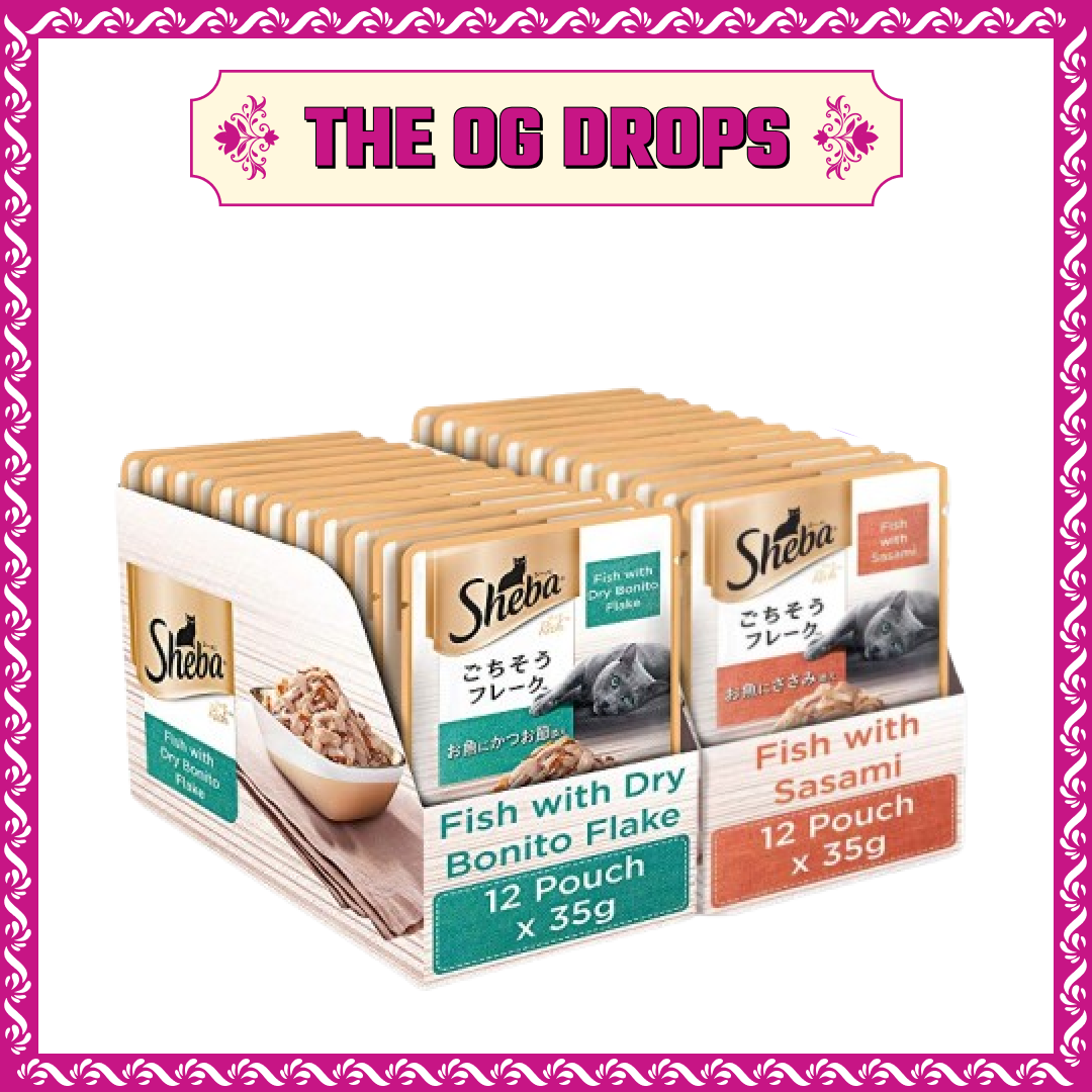 Sheba Fish with Sasami & Fish with Dry Bonito Flake Cat Wet Food Combo image 2