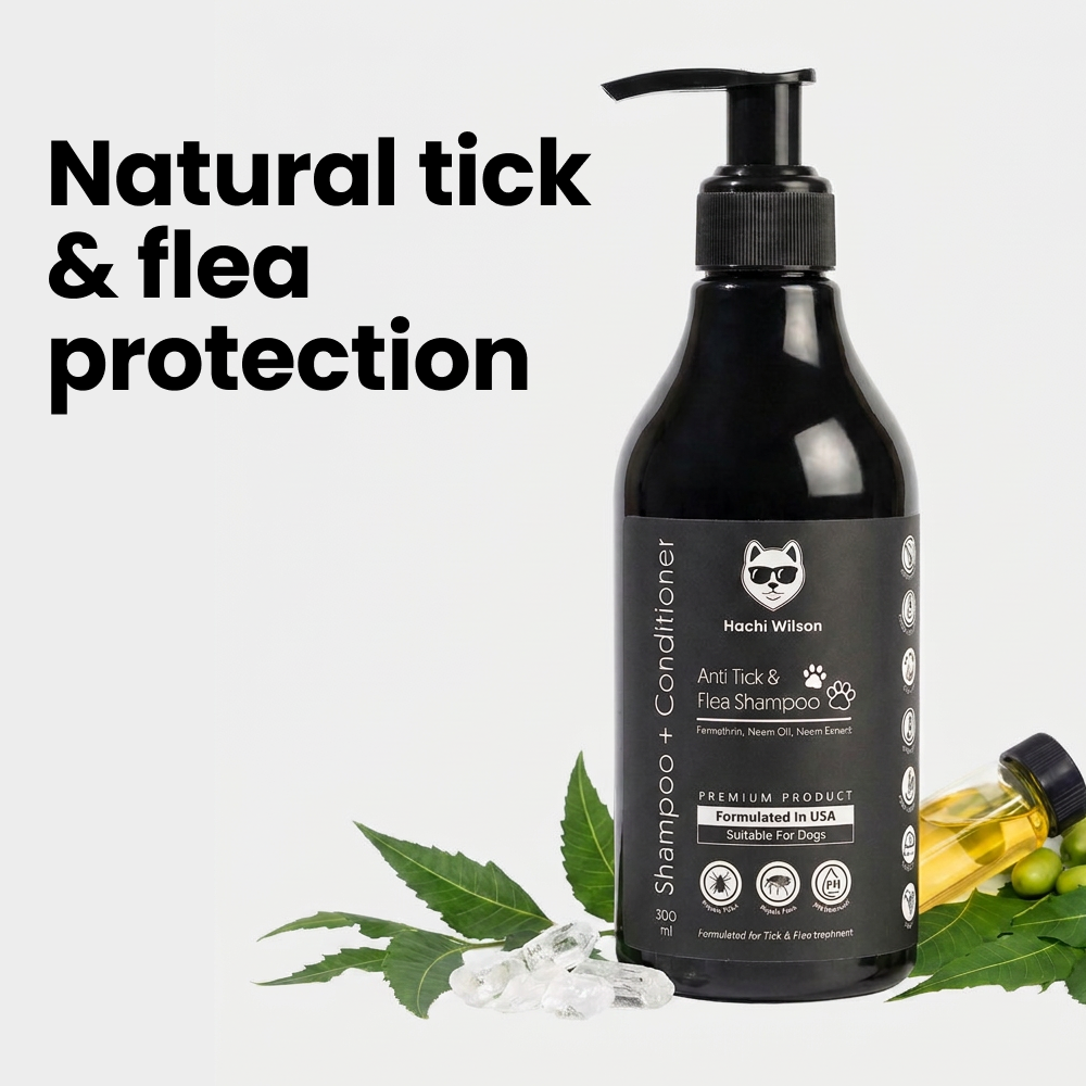 Hachi Wilson Premium Anti-Tick & Flea Shampoo for Dogs and Cats image 3