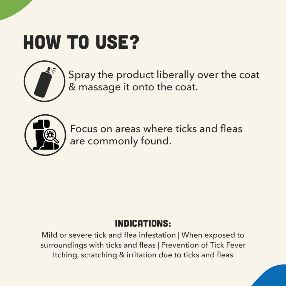 Natural Remedies Nomo Ticks Body Spray for Dogs and Cats image 3