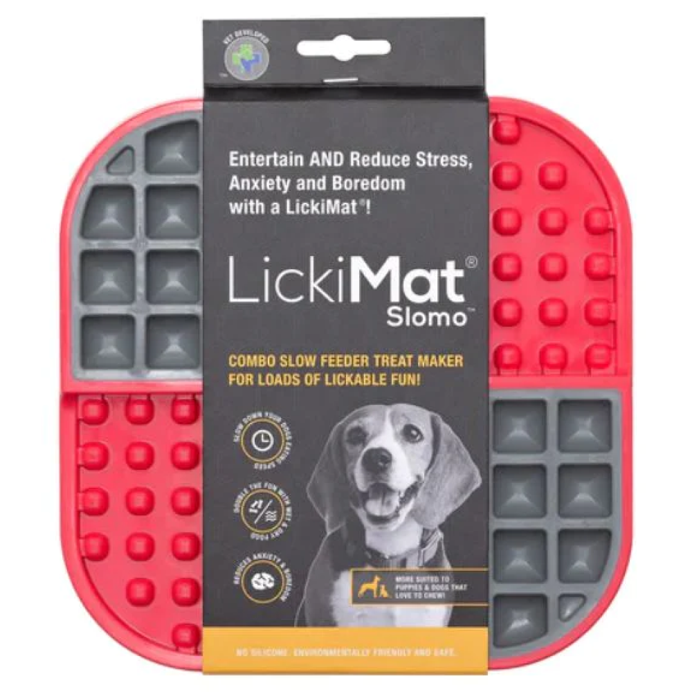 LickiMat SloMo Slow Feeder for Cats and Dogs (Pink) image 3