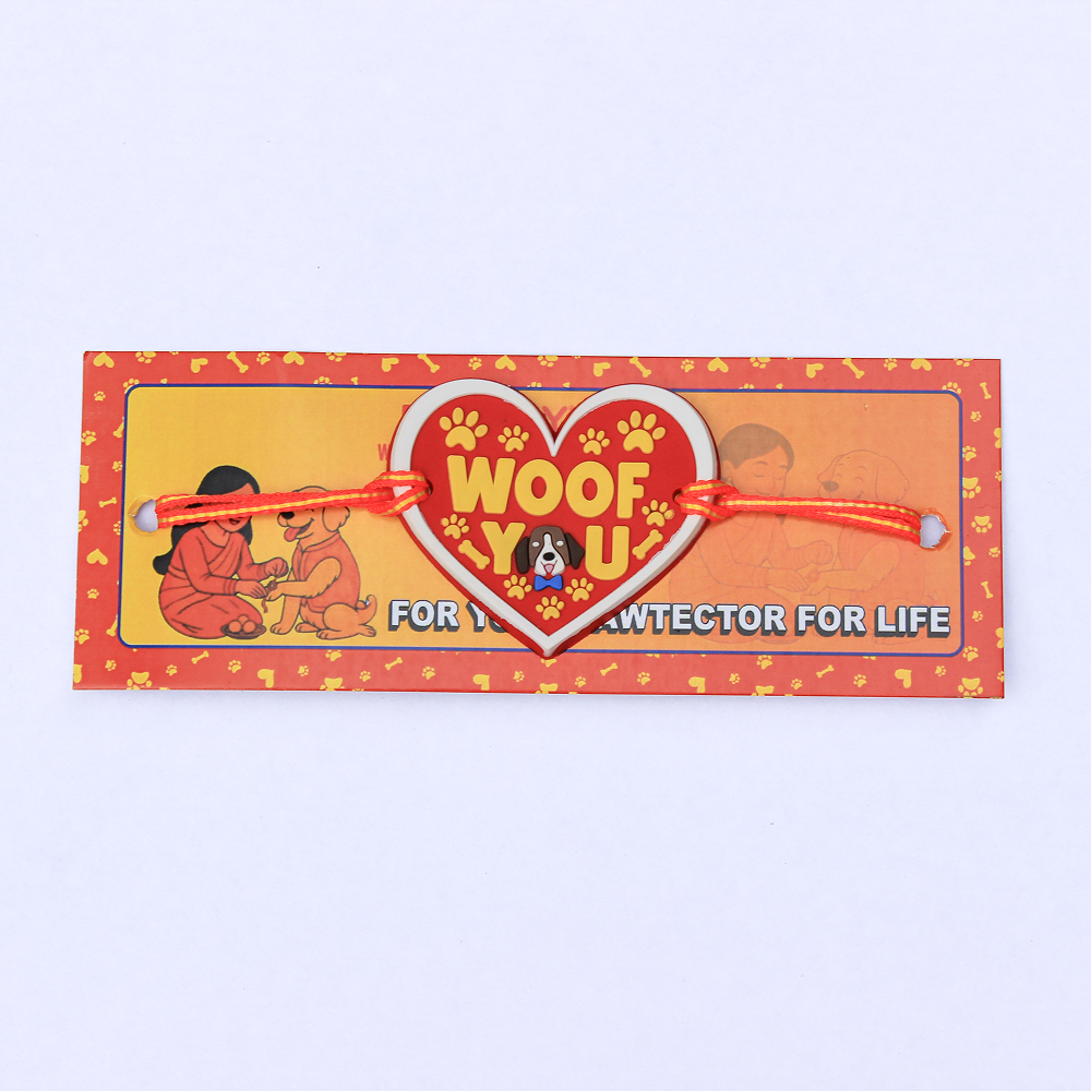 Raksha Bandhan Woof You Rakhi for Dogs & Cats by Pawgypets