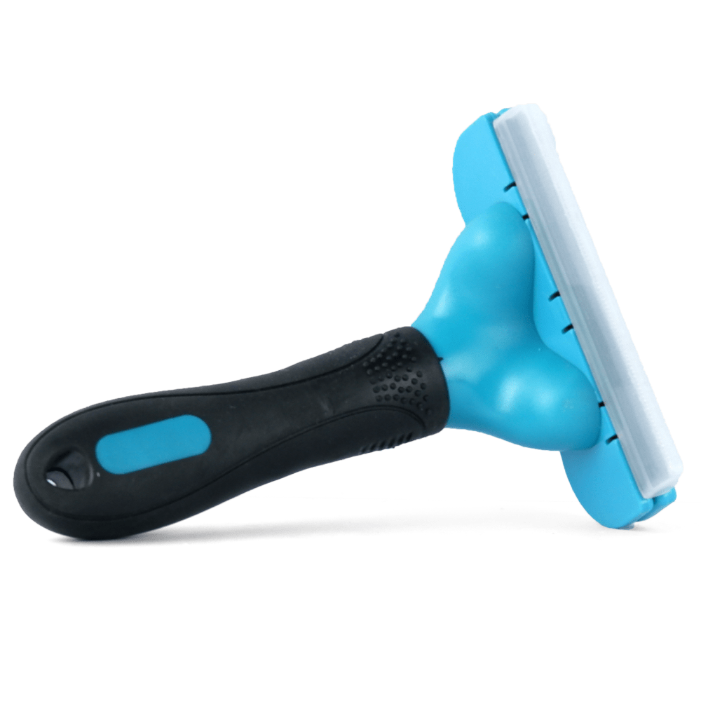 M Pets Stylus Deshedding Brush for Dogs and Cats (Blue) image 4
