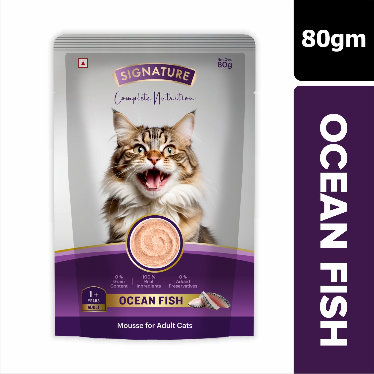Signature Grain Zero Ocean Fish Mousse Adult Cat Wet Food image 5
