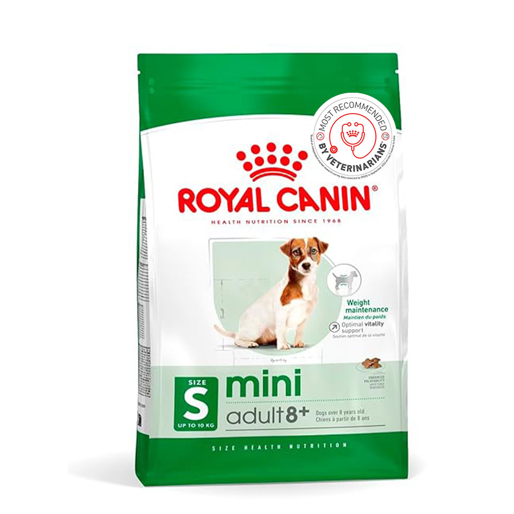 Royal Canin Mini Adult Dog Dry Food with 8+ Years of age