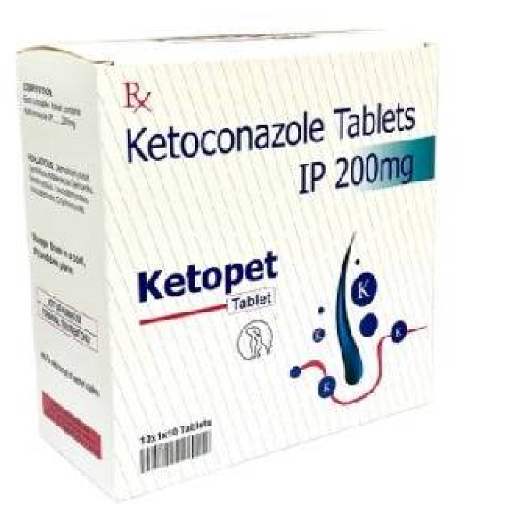 Sihil Ketopet 200mg Tablets Ketoconazole for Dogs and Cats