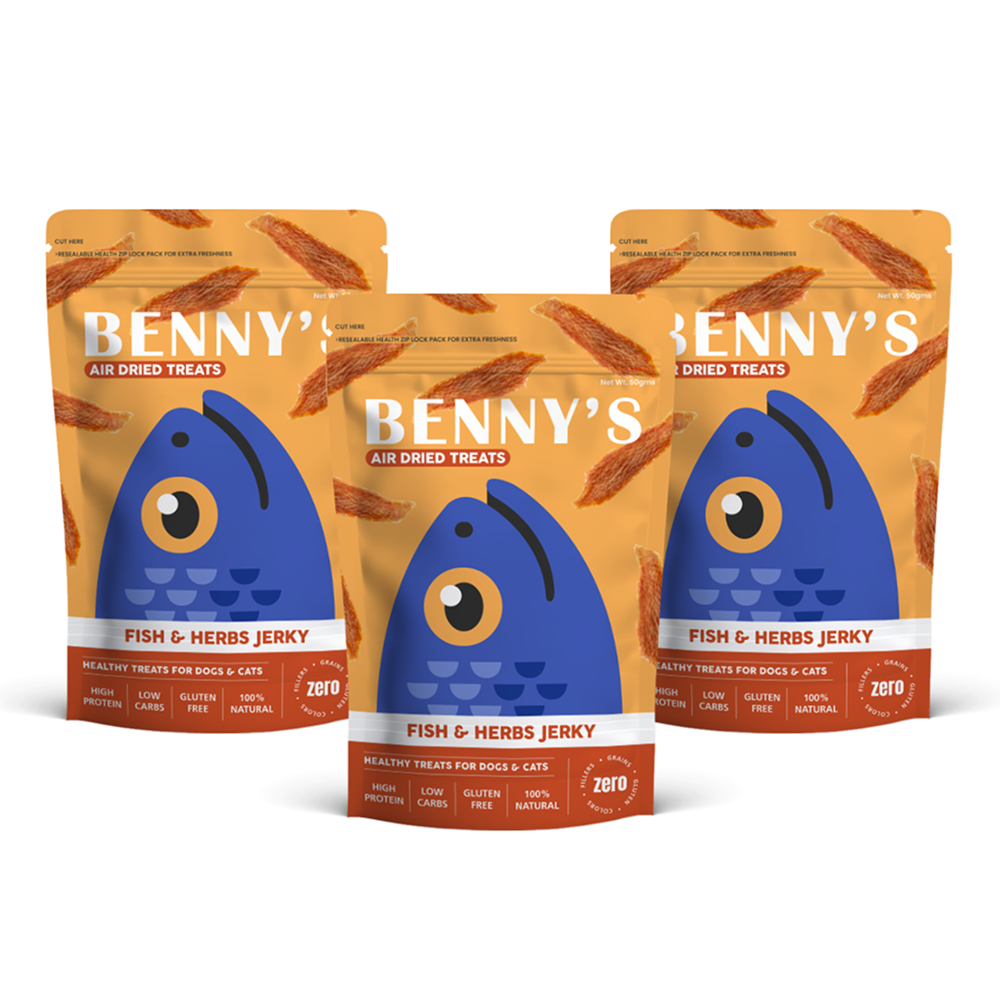 Bennys Bowl Fish and Herbs Jerky Dog Treats image 9