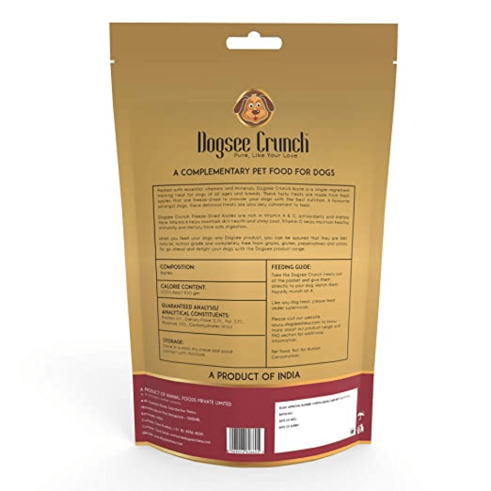 Dogsee Crunch Freeze Dried Apple Dog Treats image 2