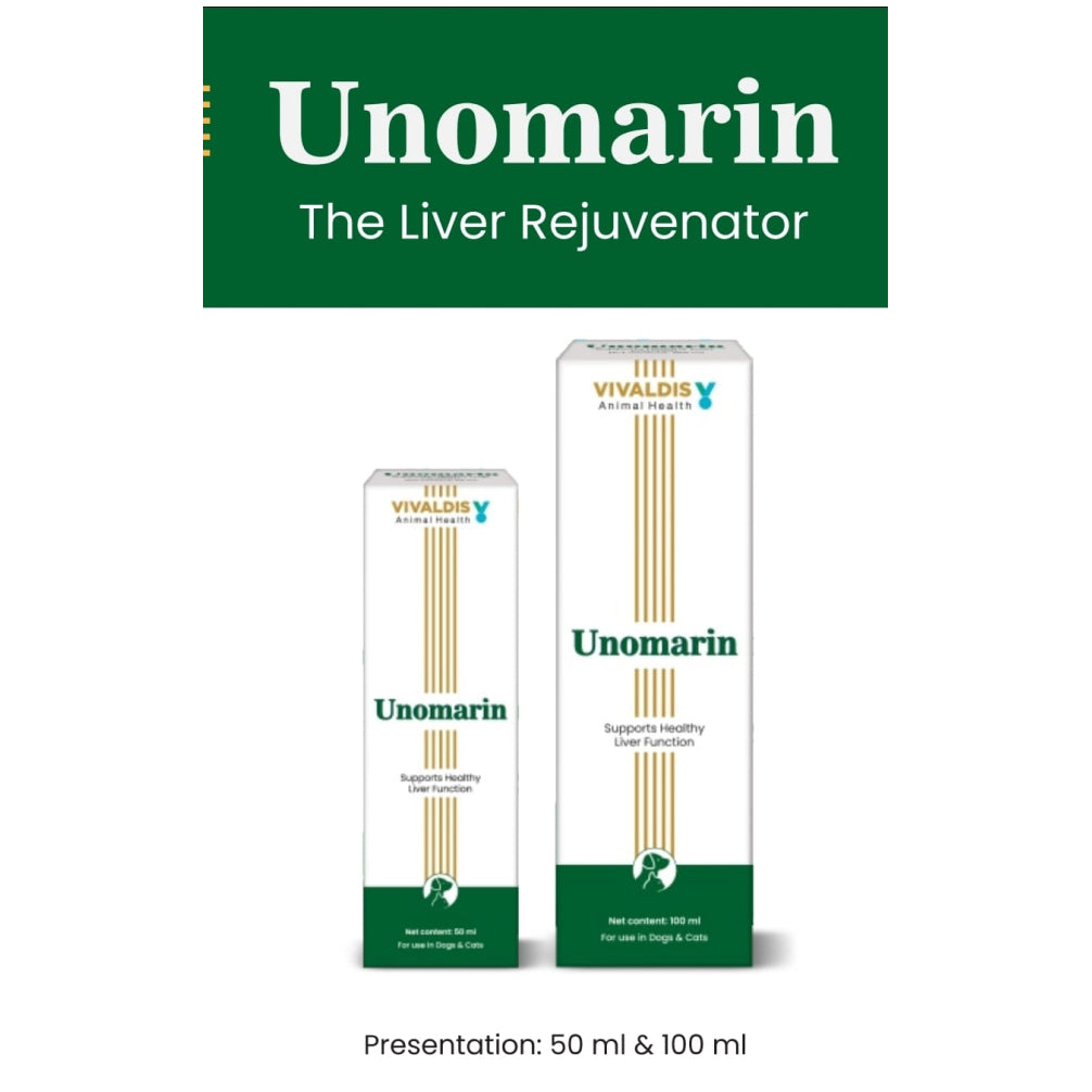 Vivaldis Unomarin Syrup Liver Rejuvenator for Dogs & Cats image 3