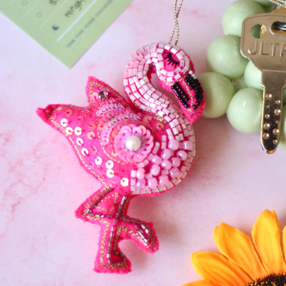 Furry Tales Flamingo Gulabo Handcrafted Charm
