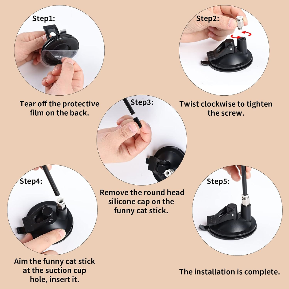 QPets Wand Teaser Rod Toy for Cats image 2