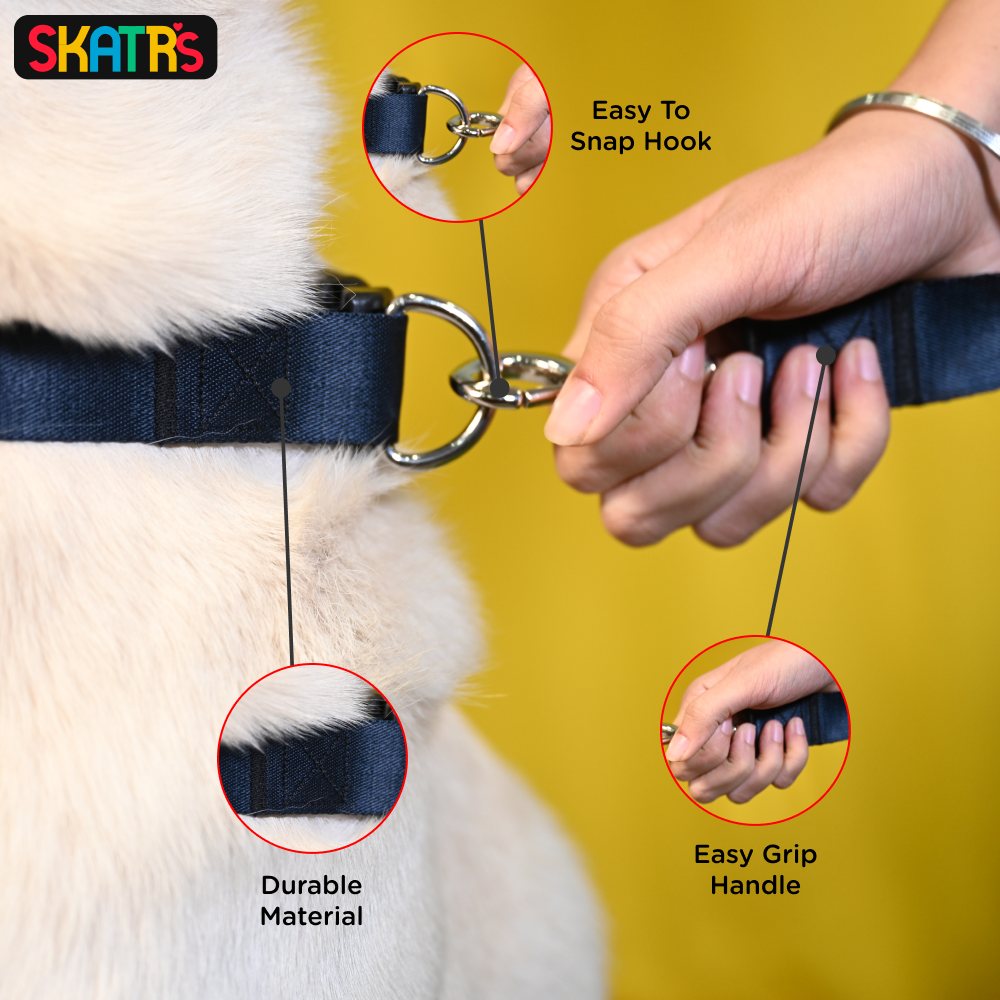 Skatrs Leash for Dogs (Dark Blue) image 3