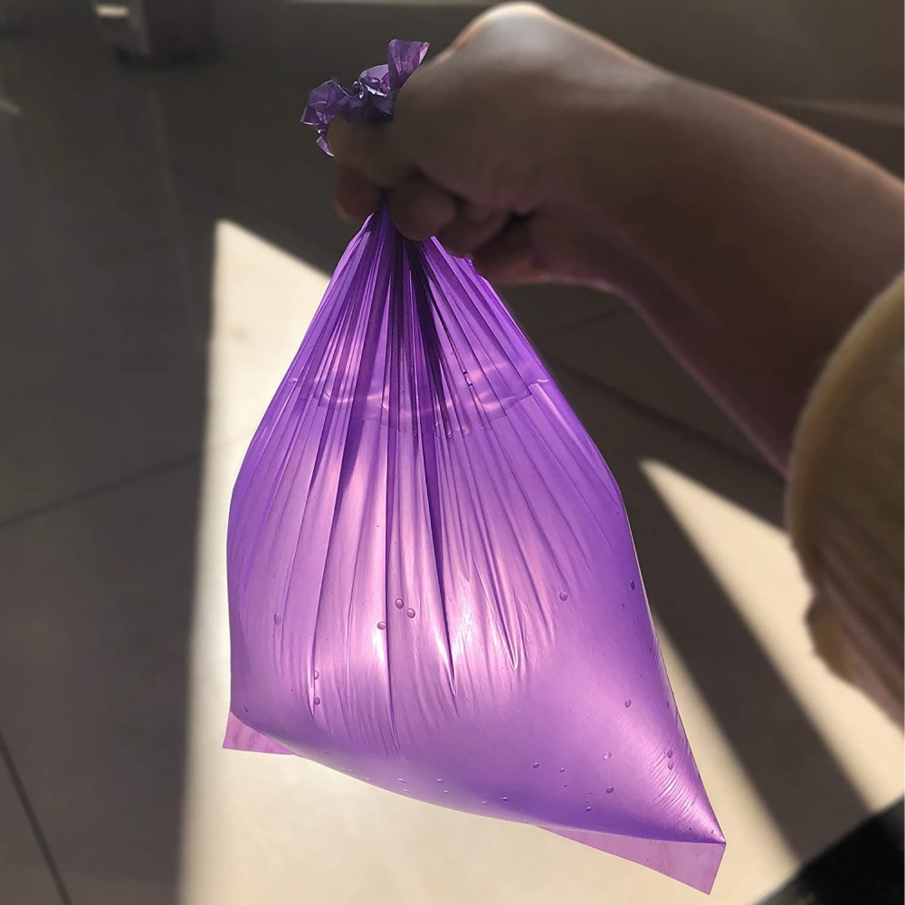 Trixie Lavender Scented Poop Bags for Dogs (Purple) image 2