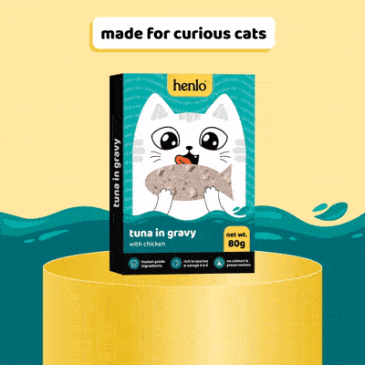 Henlo Tuna in Gravy with Chicken Adult Cat Wet Food | 100% Human Grade Ingredients (Pack of 3)
