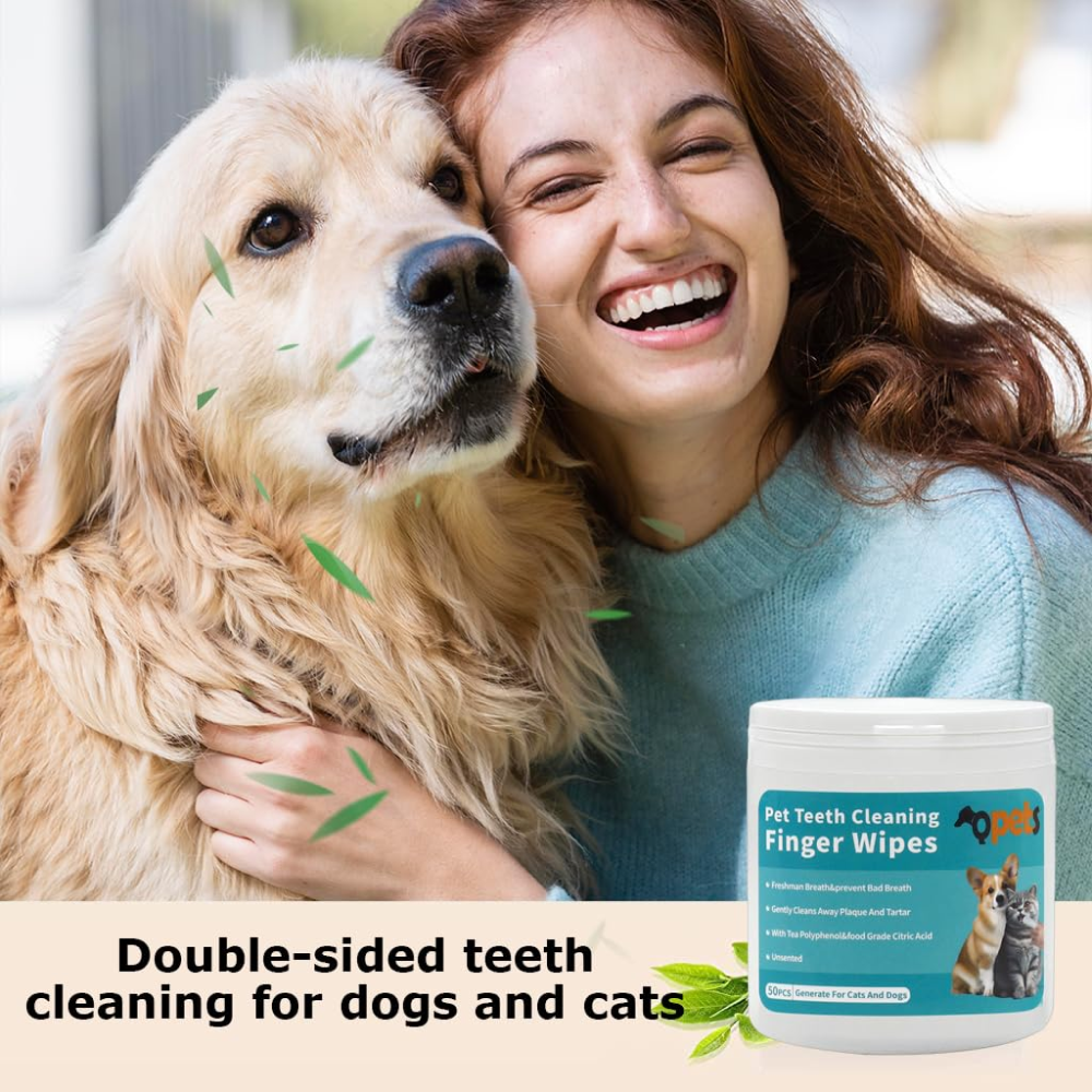 QPets Finger Cot Teeth Cleaning Wipes for Dogs and Cats image 6