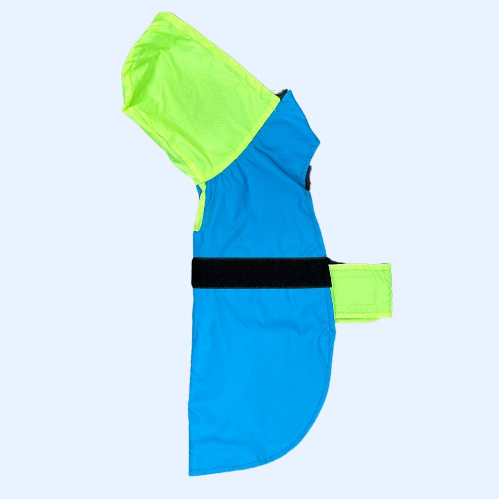 Pet Set Go Splash Waterproof Raincoat for Dogs (Neon Blue) image 8