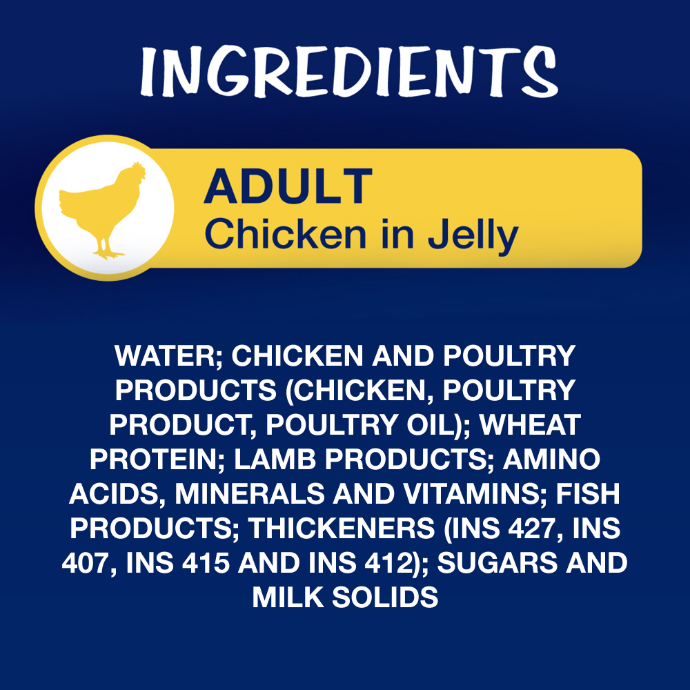 Purina Felix with Chicken in Jelly Complete and Balanced Adult Cat Wet Food image 4