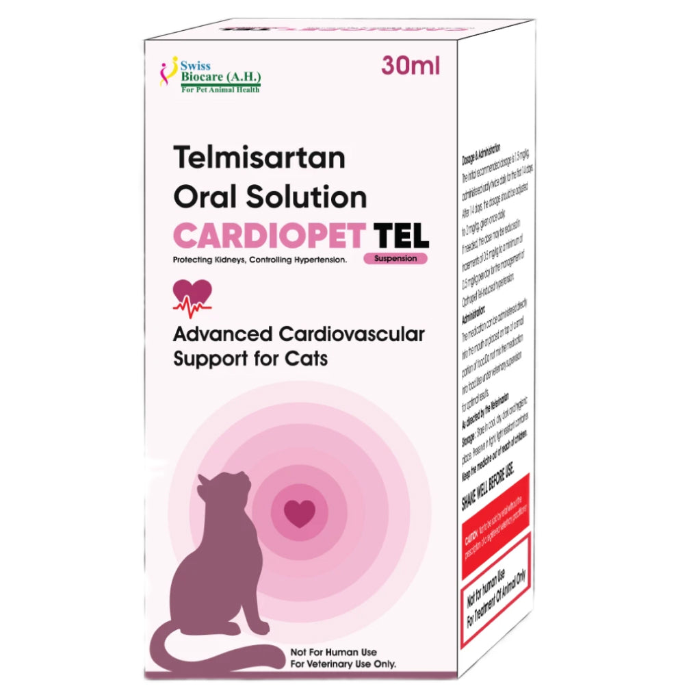 Corise Cardiopet TEL Suspension (Telmisartan Oral Solution) Advanced Cardiovascular Support for Cats