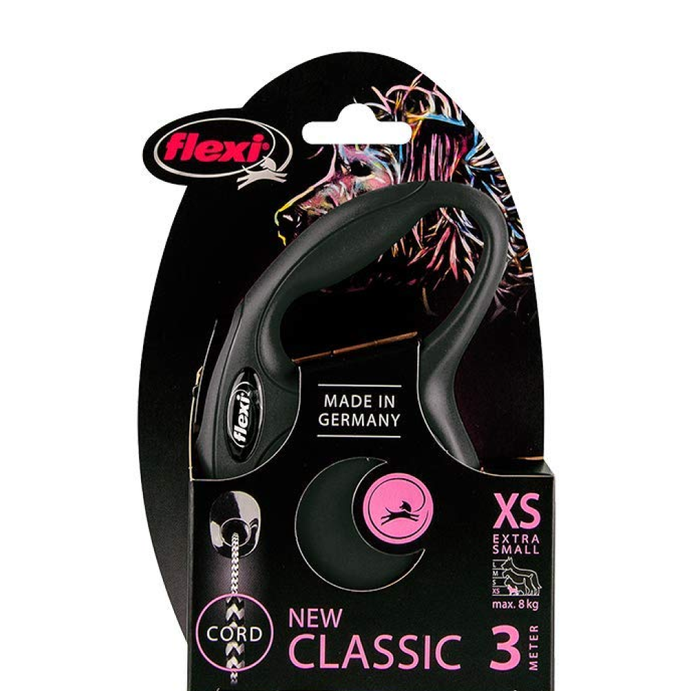 Trixie Flexi Classic Cordless Leash for Cats (Black) image 6