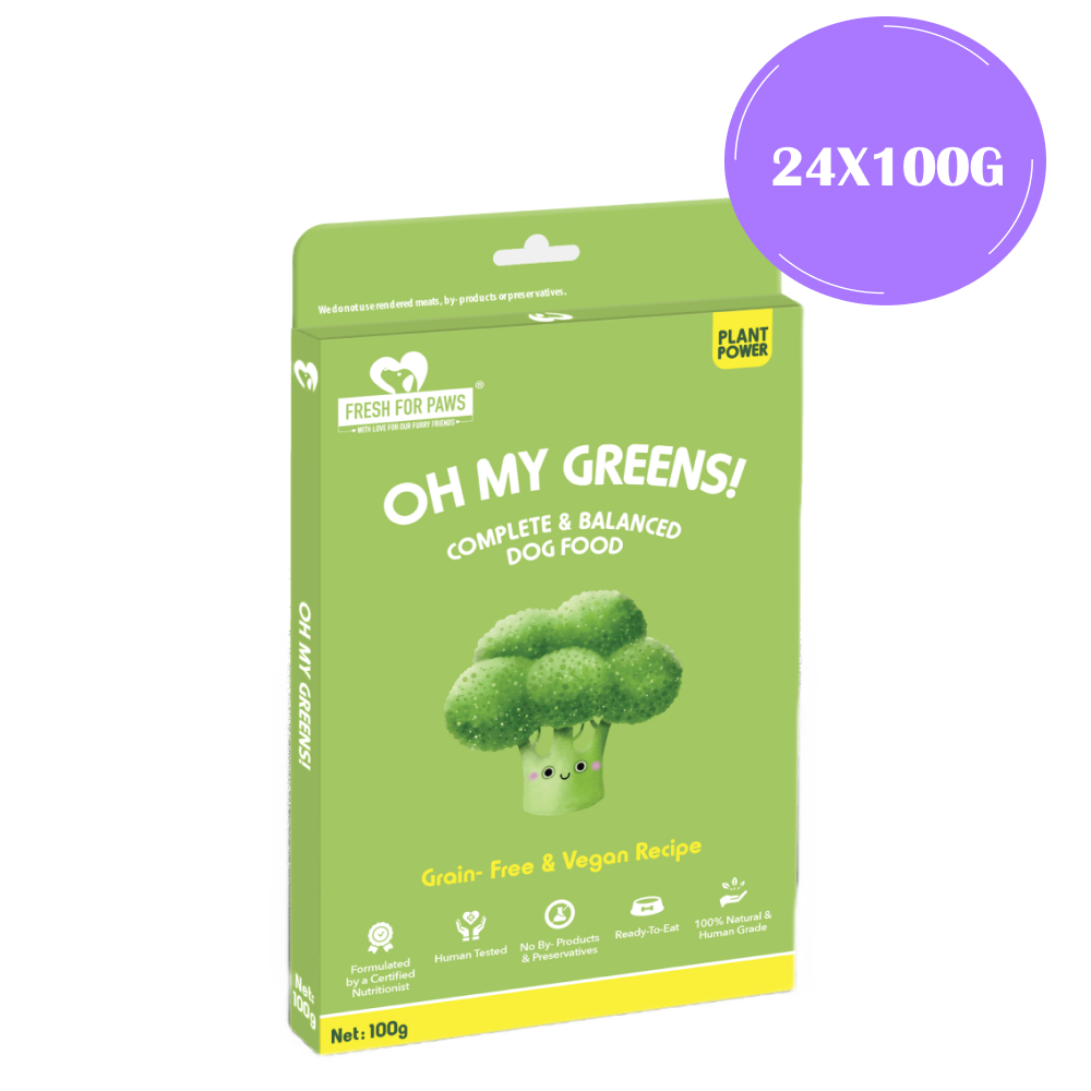 Fresh For Paws Oh My Greens Dog Wet Food (100g) image 10